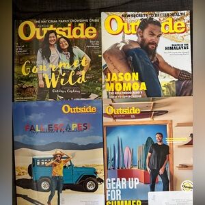 Outside Magazine Lot 2022 2024 Issues Gear Guides Travel, Adventure, Jason Momoa